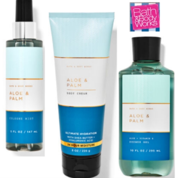 Bath & Body Works Grooming Bath Body Works Mens Aloe Palm Body Care